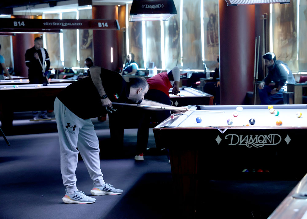 انطلاق بلياردو الرجال