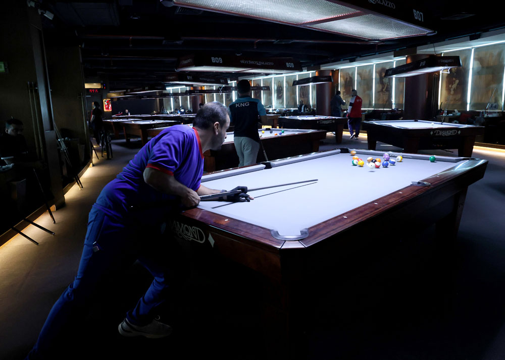 انطلاق بلياردو الرجال