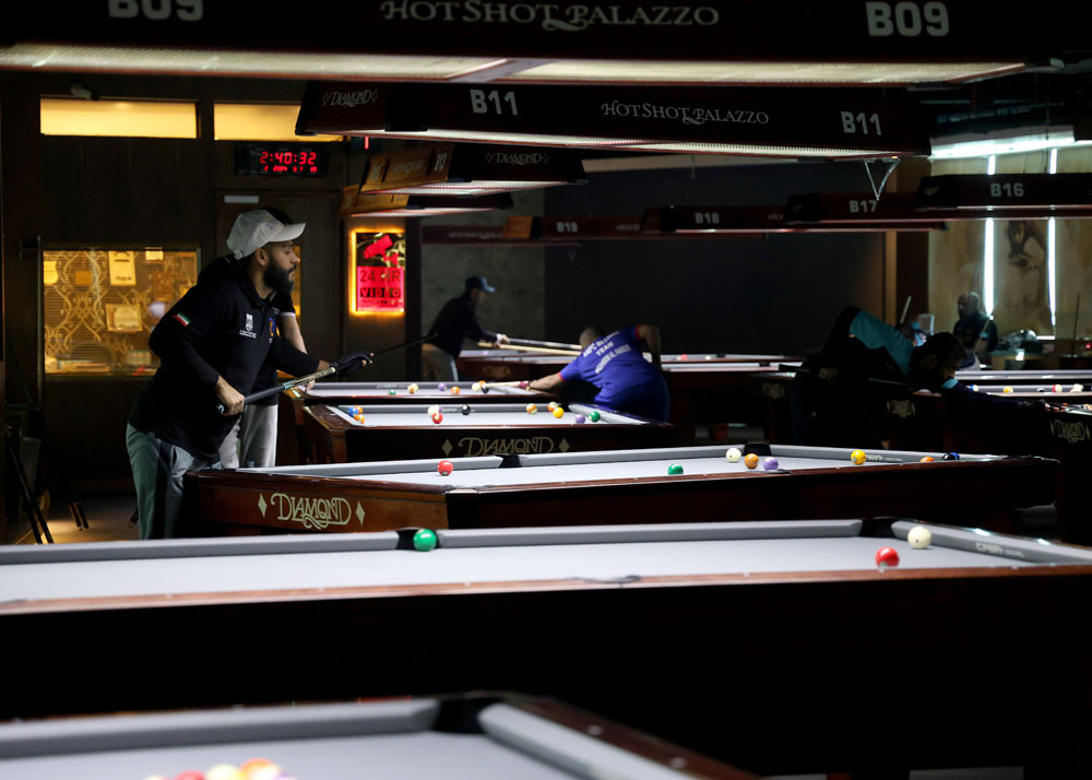 انطلاق بلياردو الرجال