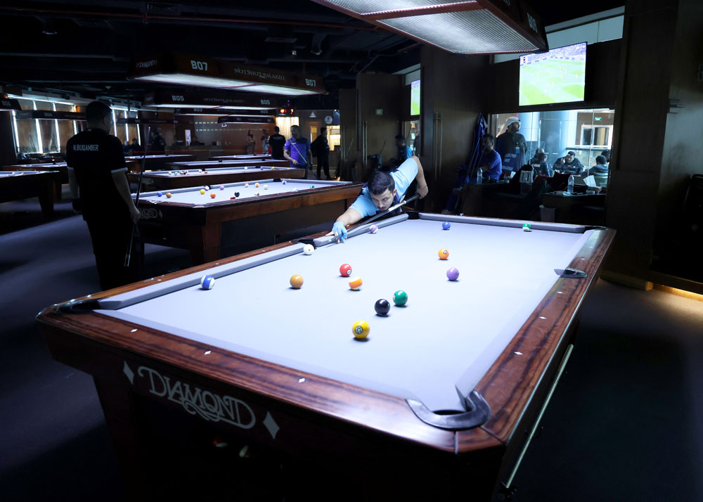 انطلاق بلياردو الرجال