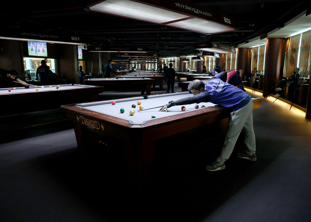 انطلاق بلياردو الرجال