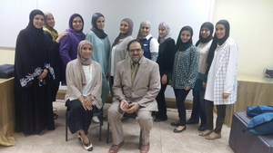 ختام دورة الاسعافات الأولية في مدرسة مريم بنت الصباح