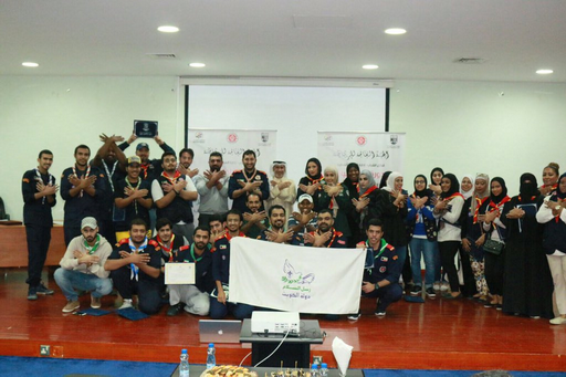 ختام دورة الاسعافات الاولية لقسم الجوالة والمعسكرات 