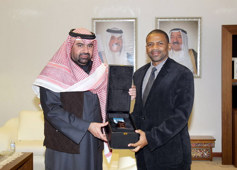 الخزعل يستقبل سفير جنوب افريقيا