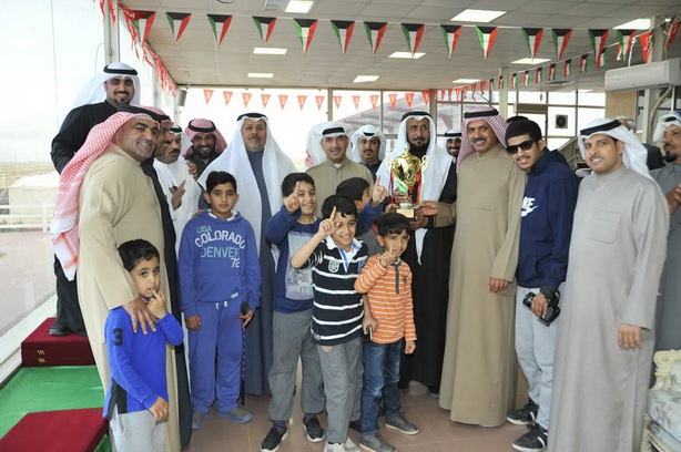 أبطال الاجتماع الأول لنادي فروسية الجهراء وكؤوس الهيئة