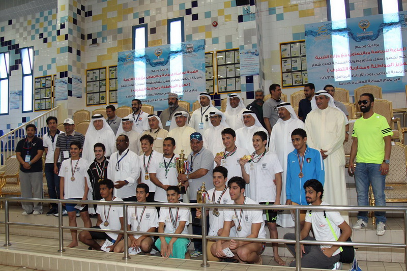 طلبة الثانوية سبحوا ضد التطرّف  ببطولة الهيئة