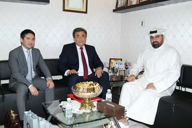 الخزعل يستقبل سفير قرقيزستان 