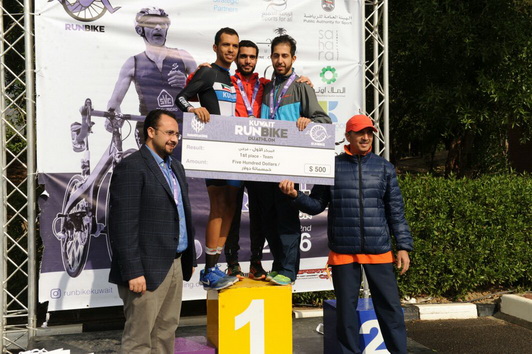 نجاح بطولة الهيئة العامة للرياضة لسباق الدواثلون للركض والدراجات