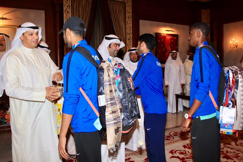 استقبال ابطال العاب القوى