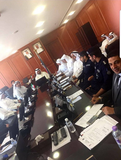 المنصور اجتمع مع اللجنة المشتركة لحصر المخالفات والتعديات في الهيئات الرياضية