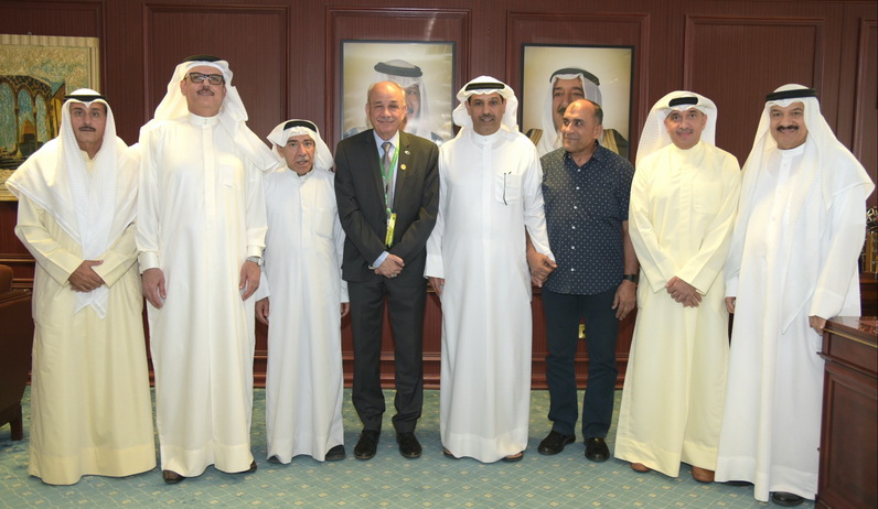 مدير عام الهيئة يستقبل رئيس المجلس الدولي للصحة والتربية البدنية