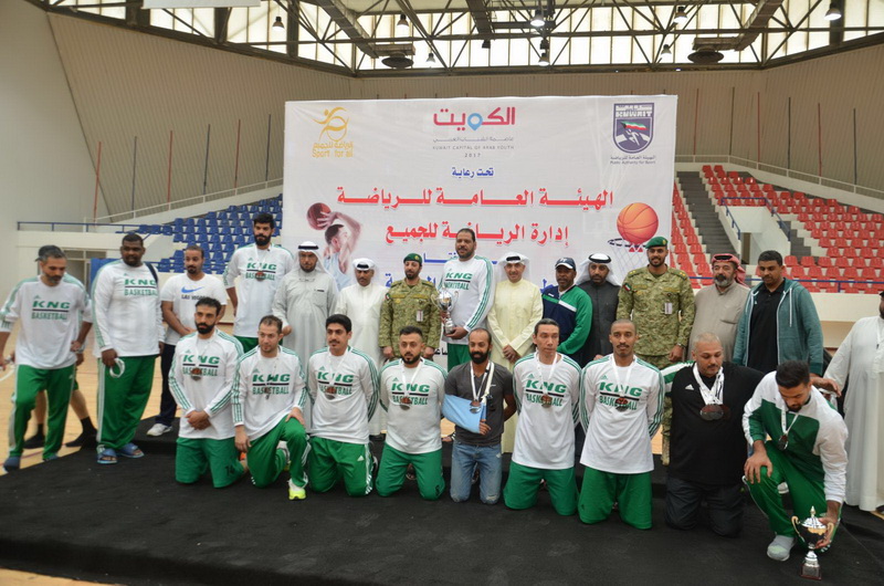 فريق الكويتية بطل دوري سلة الوزارات