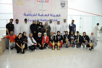 حققت وزارة الاعلام لقب بطولة دوري الوزارات لكرة السرعة