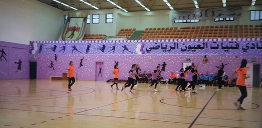 مهرجان الهيئة الرياضي بنادي فتيات العيون