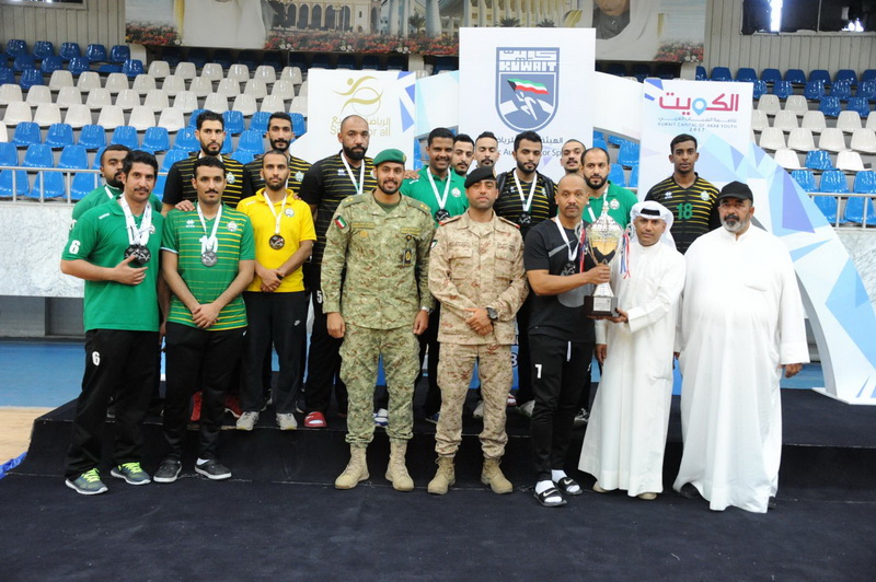 الدفاع بطل كأس الطائرة للوزارات