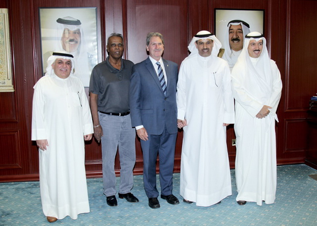 مدير عام الهيئة يستقبل رئيس الاتحاد الدولي للتنس