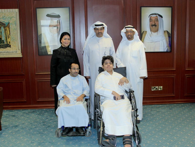فليطح استقبل الجمعية الكويتية لمتابعة قضايا المعاقين