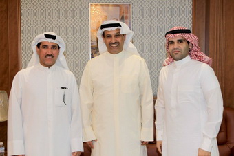 استقبل د/حمود فليطح الشمري مدير عام الهيئة،عصام السحيباني مدير مكتب فيفا الاقليمي 