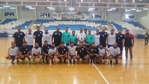 فوز الحرس والداخلية والكهرباء والمالية والاوقاف فى افتتاح دوري قدم الصالات للوزارات