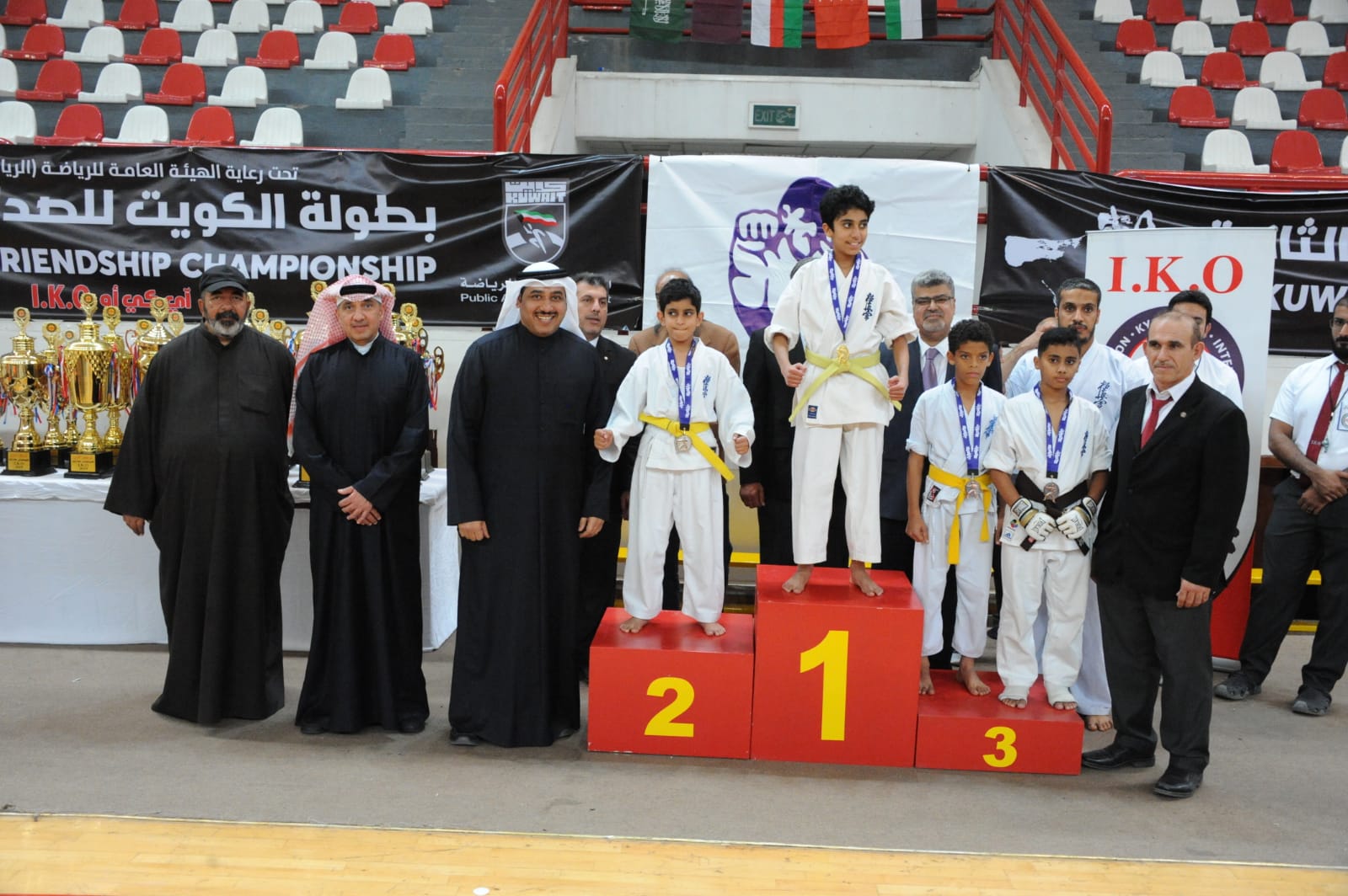 ختام بطولة الكويت الثانية للصداقة فى الكيوكشن كراتية IKO