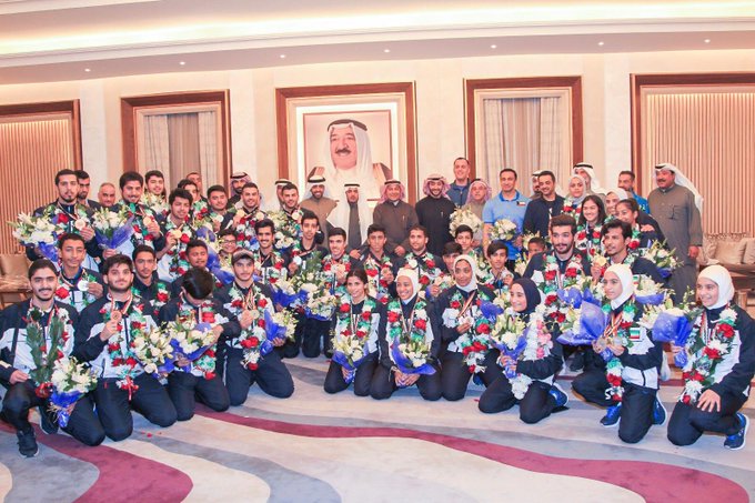 عودة وفد منتخبنا الوطني للكراتيه بعد المشاركة ببطولة غرب آسيا للكراتية 