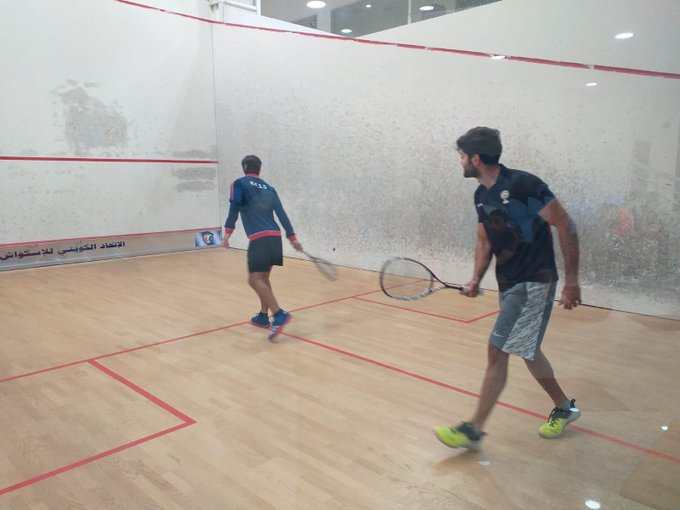 مباريات دور ال 16 فى منافسات الفردى ببطولة دورى الاسكواش للوزارات والمؤسسات الحكومية