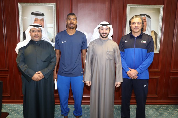 استقبال بطل العاب القوى الكويتي يعقوب اليوحة   