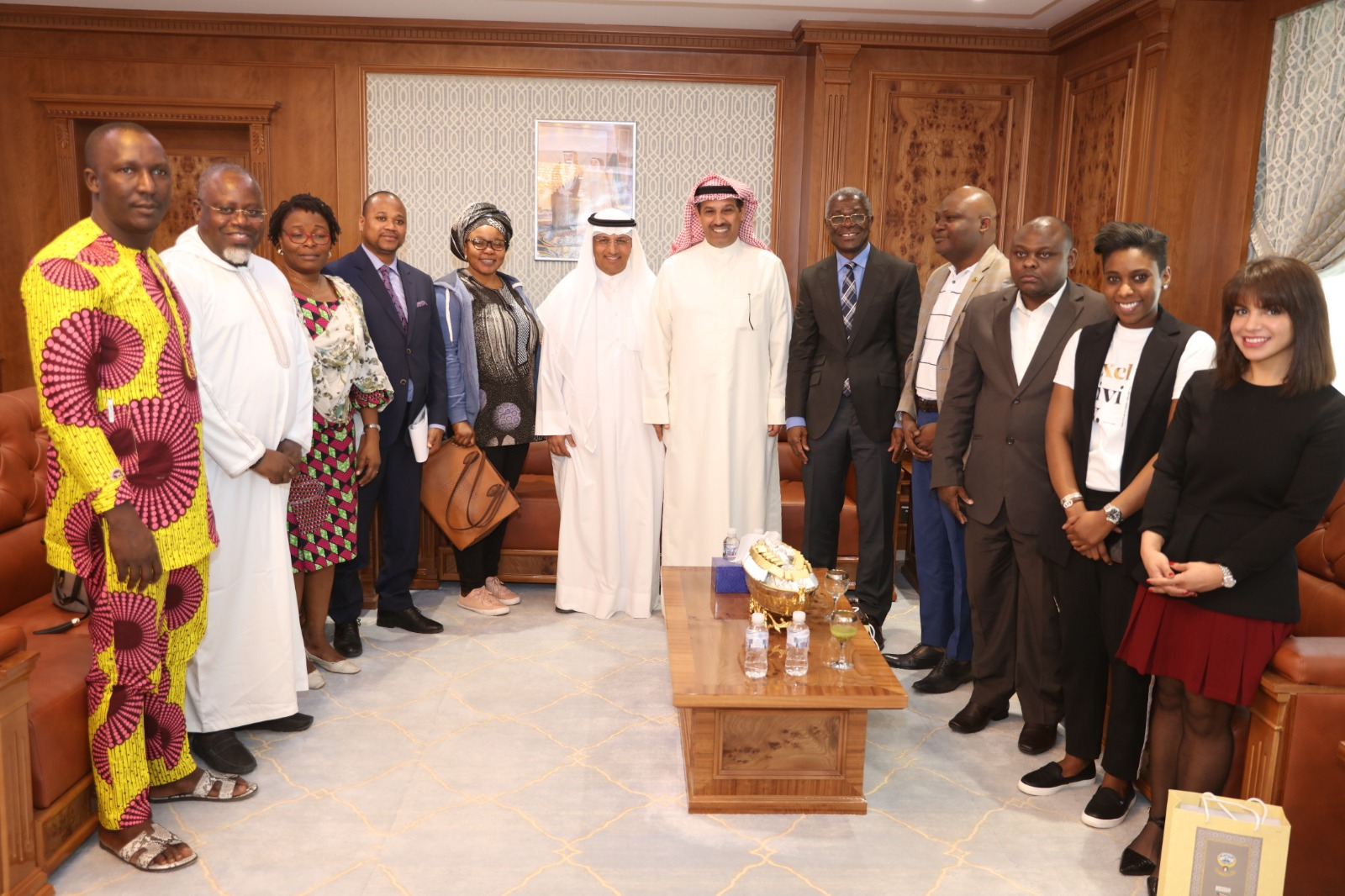 استقبال مدير عام الهيئة سفير جمهورية بنين لدى دولة الكويت