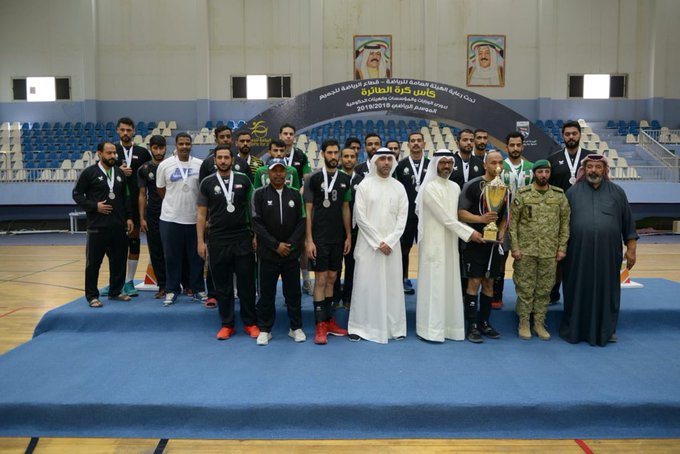 فوزفريق وزارة الكهرباء والماء بكأس الوزارات للكرة الطائرة  