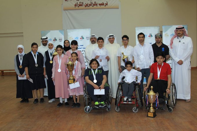 ختام بطولة الهيئة لكرة الطاولة لذوي الاحتياجات الخاصة للبنات 