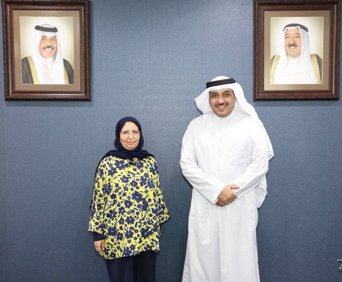 استقبال الدكتورة فاطمة الثلاب رئيس الجمعية الكويتية لدعم المخترعين 