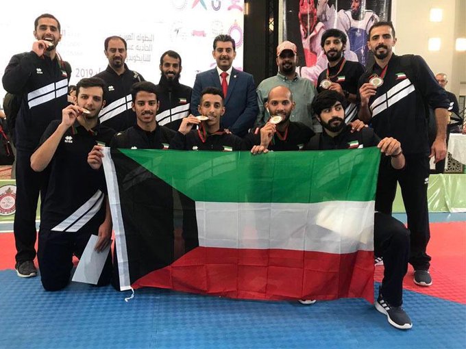تحقيق منتخب الكويت للتايكوندو المركز الثالث في منافسات الدورة الحادية عشرة للبطولة العربية