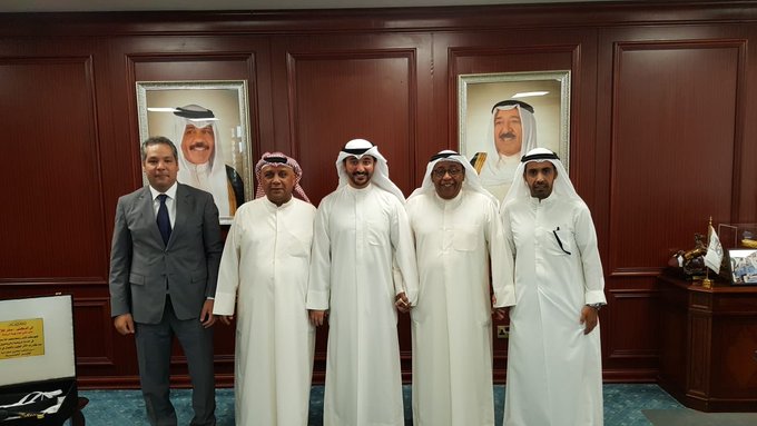 استقبال أمين صندوق نادي القادسية وعضو مجلس إدارة النادي