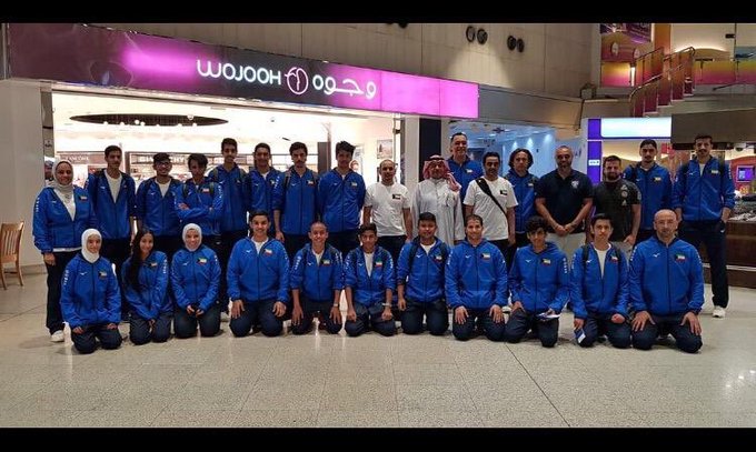 مغادرة ‏منتخبنا الوطني للناشئين والشباب للكراتيه