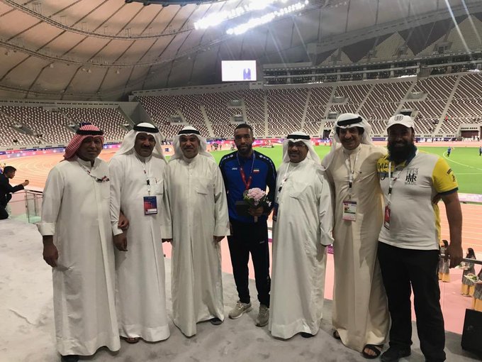 البطل الكويتي ماجد الزيد يحقق الميدالية الفضية في مسابقة العشاري محققاً 7834 نقطة ورقم كويتي جديد