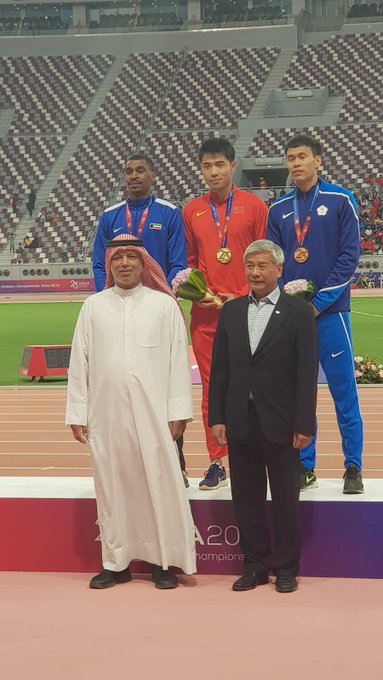 بطل الكويت والعرب في ألعاب القوى يعقوب اليوحة يحقق الميدالية الفضية 