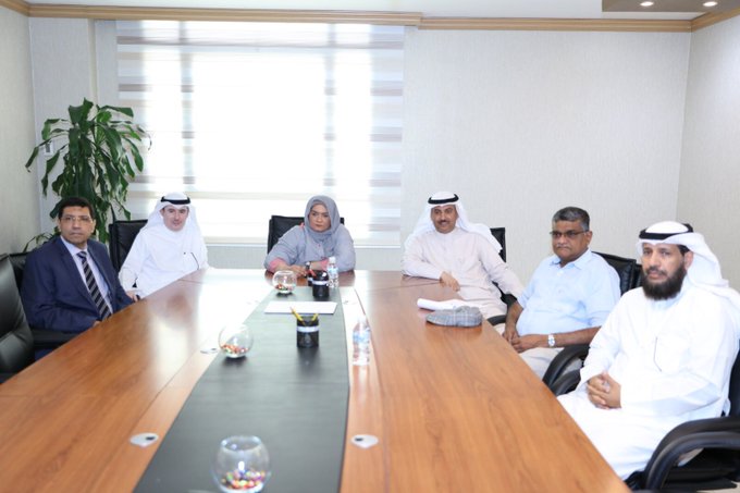 استقبال  رئيس مجلس إدارة نادي فروسية الفروانية ومدير عام النادي ومساعد الأمين لسجل الأنساب في الإتحاد الآسيوي للفروسية