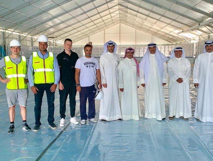 زيارة مشروع صالة التزلج لنادي الألعاب الشتوية