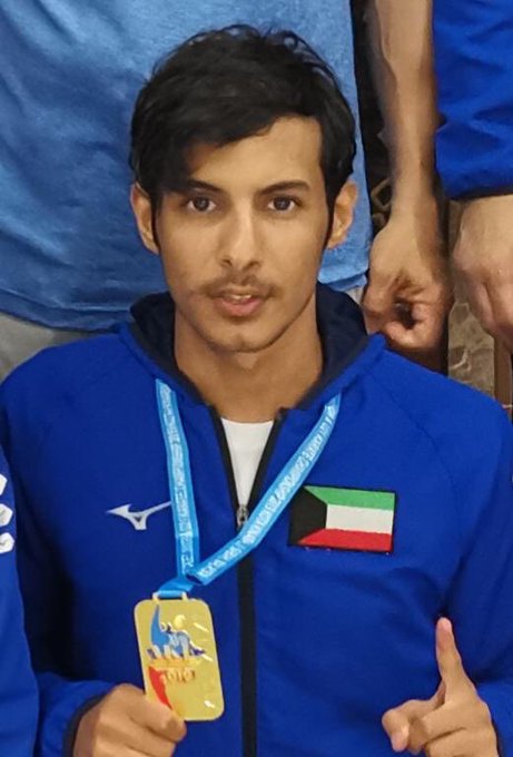 تهنئ الهيئة العامة للرياضة أبطال الكراتيه سلطان المطيري بإحراز الميدالية الذهبية في منافسات الكوميته 