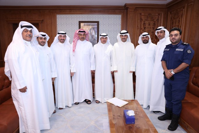 استقبل الدكتور حمود فليطح مدير عام الهيئة رئيس وأعضاء مجس إدارة الاتحاد الكويتي للتايكوندو 