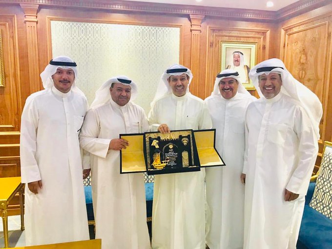 استقبال وفد نادي فروسية جليب الشيوخ