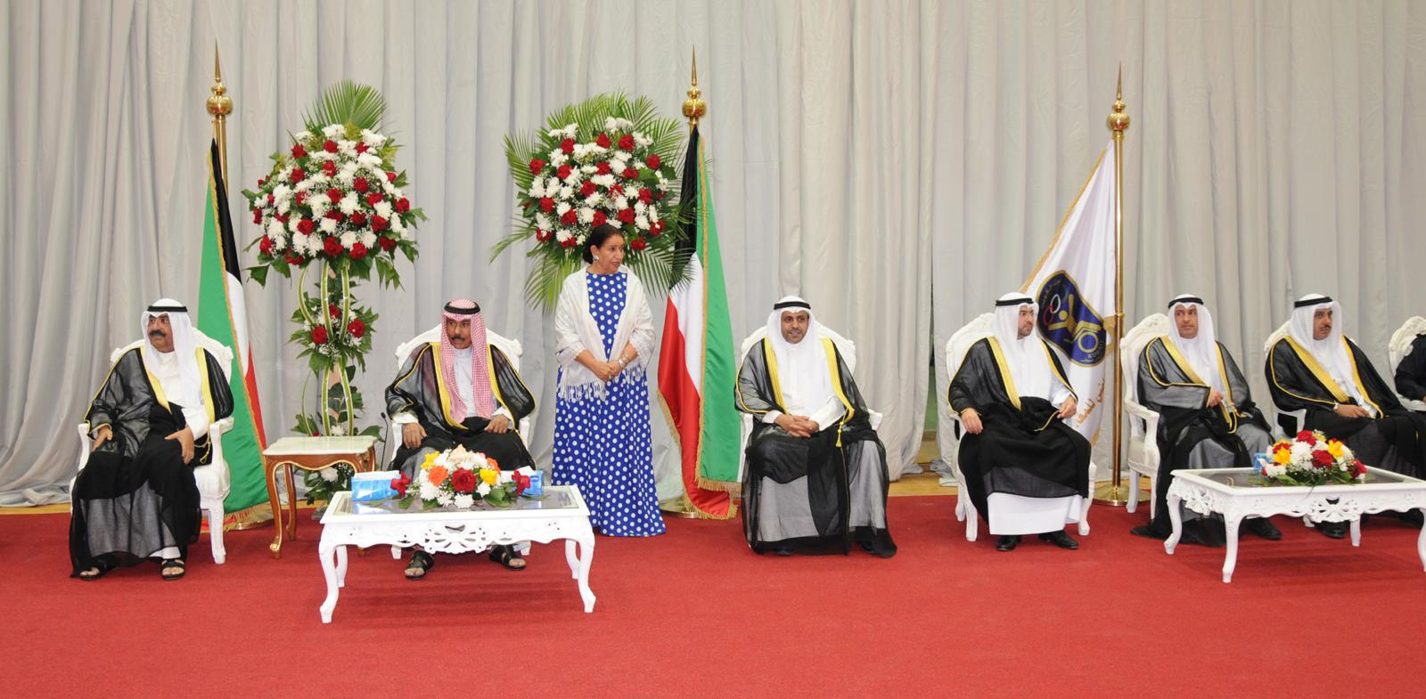 سمو ولي العهد يزور النادي الكويتي الرياضي للمعاقين