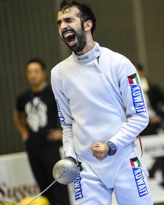 تهنئ الهيئة العامة للرياضة نجم منتخب المبارزة في سلاح الأيبية عبدالعزيز الشطي