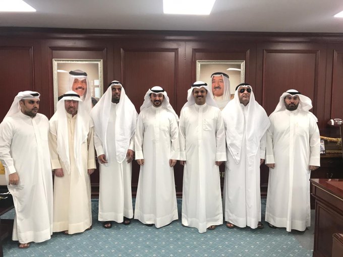 استقبل الدكتور صقر الملا نائب المدير العام لقطاع الرياضة التنافسية فهد صياح أبوشيبة الرئيس الفخري لجمعية المكفوفين الكويتية و فايز لافي العازمي رئيس مجلس إدارة الجمعية ومنصور العنزي أمين السر العام وفهد سعدالعنزي رئيس لجنة العلاقات العامة