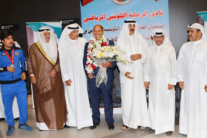  عودة وفد منتخب الكويت للرماية بعد مشاركته وإنجازه في بطولة العالم بلوناتو -ايطاليا