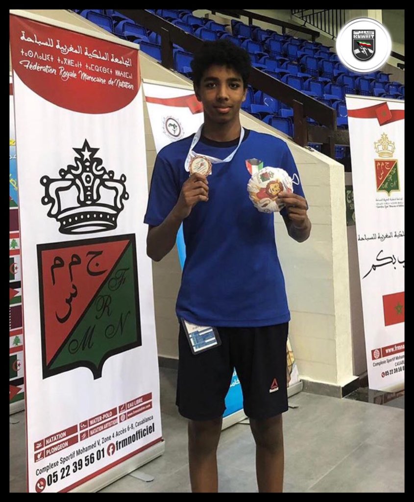 تهنئ الهيئة السباح سعود ثامر الشمروخ بإحراز الميدالية البرونزية في سباق 1500 م