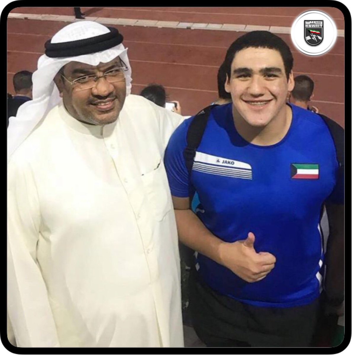 تهنئ الهيئة العامة للرياضة البطل الكويتي الواعد صالح الصدر بإحراز الميدالية الفضية في مسابقة دفع الجلة