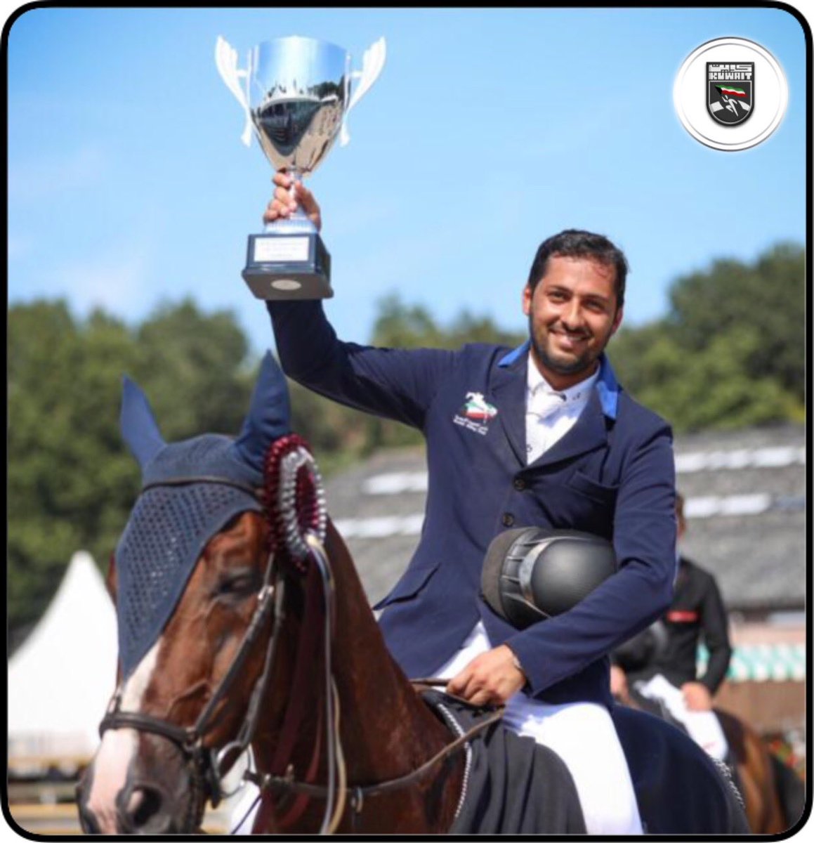 تهنئ الهيئة الفارس الكويتي علي الخرافي بإحراز المركز الأول