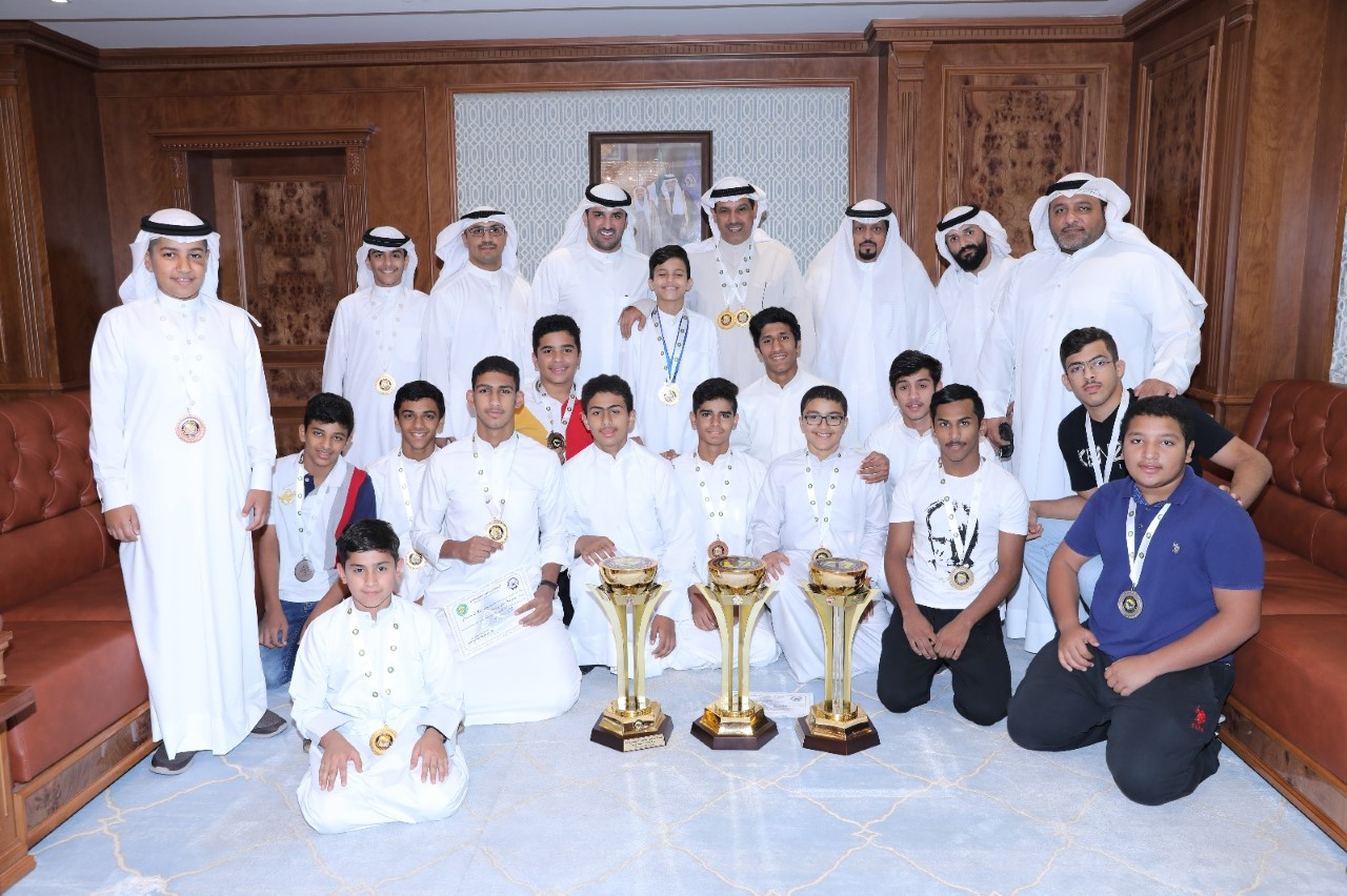   استقبال منتخب الكويت المتوج بلقب بطولة الخليج الـ 21 للجودو