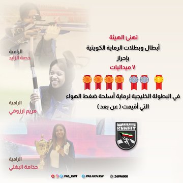 بطلات الرماية الكويتية